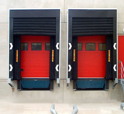 Industrial Adjustable Inflatable Insulated Airtight Sealed Dock Shelter Excellent Weather Resistance