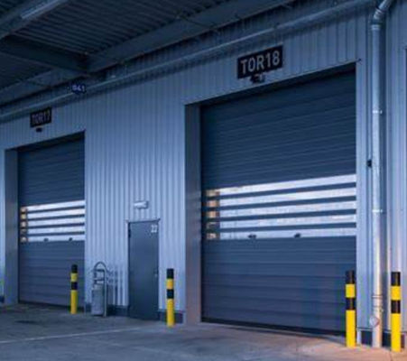 Efficiency Safety Efficiency Aluminum Transparent High Speed Spiral Door Opening Speed 0.8m/s Power Supply 220V/50HZ