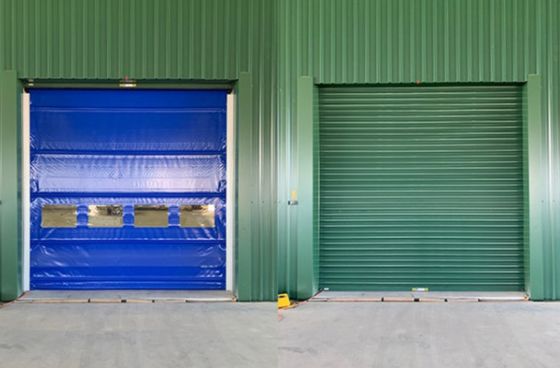 Factory Price Rapid Industrial Warehouse/factory Interior Manual/Automatic Operation High Speed PVC Roll Up Shutter Door 304 Stainless Steel Material