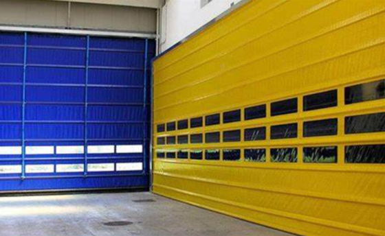 Promotion Steel Structure and Customized Design for High Speed PVC Roll Up Rapid Shutter Door Industrial Wind Proof Hard Fast Doors