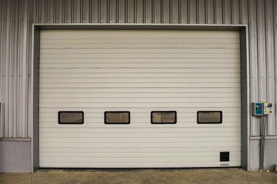 Customized Steel Sectional Overhead Door 50mm-80mm Thickness Insulated Sectional Garage Door Commercial Sectional Doors
