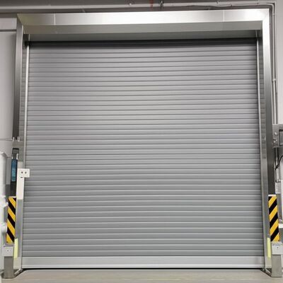 Easy Installation High Speed PVC Roll Up Rapid Shutter Door 304 Stainless Steel Material Customized Design for Warehouse
