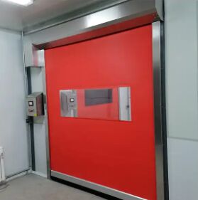 DESEO 10 Years Industrial Fast Door Manufacturing Supply High Speed PVC Roll Up Rapid Shutter Door 304 Stainless Steel Material