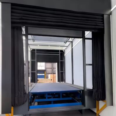 Wear Resistant Fabric Adjustable Loading System Dock Door Shelter For Trucks Loading Bay Thermal Insulated Fixed Foam