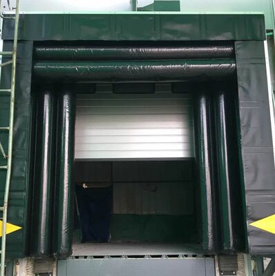 Wear Resistant Fabric Adjustable Loading System Dock Door Shelter For Trucks Loading Bay Thermal Insulated Fixed Foam
