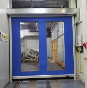 Factory Direct Sale Noise Reduction High Speed PVC Roll Up Rapid Shutter Door 304 Stainless Steel Material Manual Automatic Operation