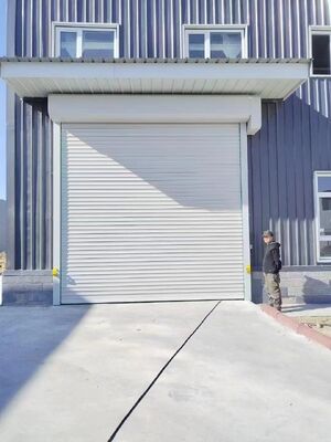 High Quality Automatic Aluminum Alloy Thermal Insulation Industrial Design High Speed Spiral Door Roll-Up Workshop Door