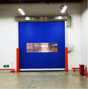 Modern Industrial PVC Roller Shutter Door Fast Rapid High Speed Anti-Theft Feature Rapid Shutter Door Customized Solutions For Warehouses