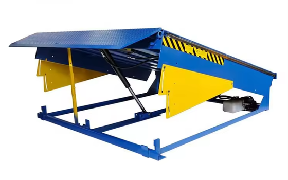 DESEO Factory 6 Ton Stationary Loading Bridge Container Ramps Dock Door Levelers Workshop Automatic Dock Plate Customizable Deck Height