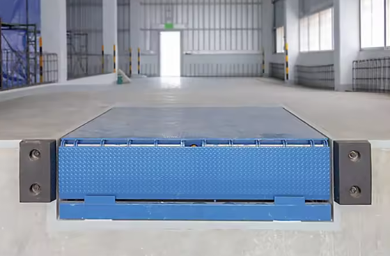 Handheld Remote Controls Dock Door Levelers Workshop Automatic Dock Plate Dock Door Levelers 25000-40000LBS Safe Design Customizable Deck Height
