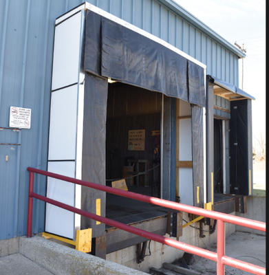 Industrial Adjustable Loading System dock door shelter with Thermal Insulation Good Sealing Cold Storage Loading Platform