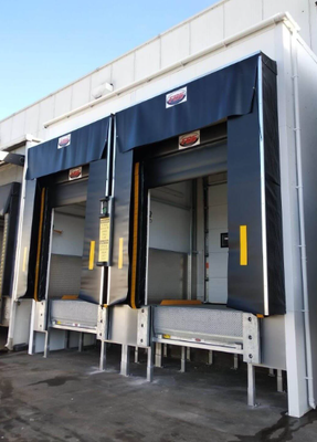 Galvanized Steel Liner Adjustable Loading System dock door shelter Customize Soundproof Industrial Mechanical Dock Seal Loading Shelter
