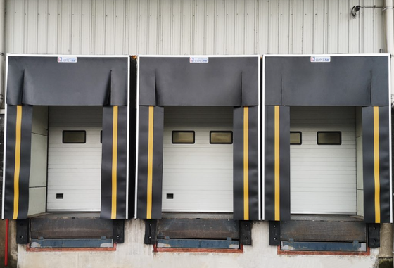 Galvanized Steel Liner Adjustable Loading System dock door shelter Customize Soundproof Industrial Mechanical Dock Seal Loading Shelter