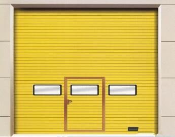 Maximum 6500mm Width Industrial Sectional Doors , Sectional Overhead Garage Door