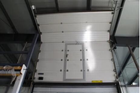 Overhead Industrial Sectional Door Sandwich Panel 5.0`6.0mm With Surface Traeting