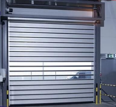 Industrial  High Speed Spiral Door Heat Preservation For Outdoor Passage