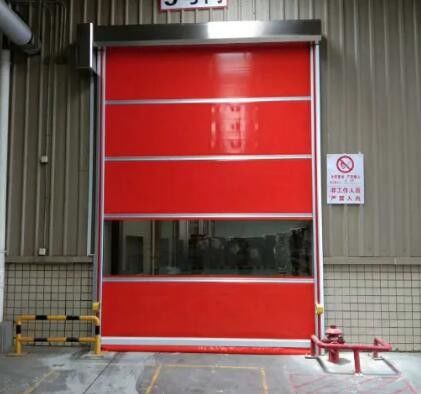 50HZ Industrial Pvc Rapid Roller Doors Automation Shutter High Speed