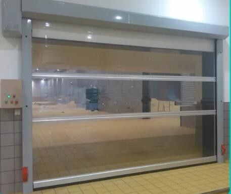 Fast Speed Pvc Rapid Roller Doors Stainless Steel Automation Rolling Shutter
