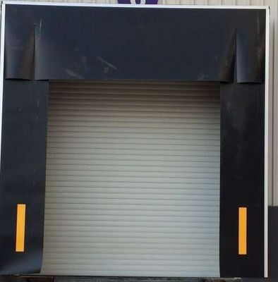 Mechanical Loading Dock Shelters High Tensile Resistance Retractable Galvanized Steel Frame
