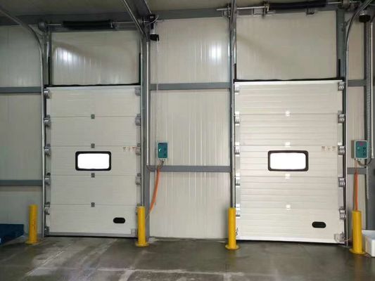 0.6mm Finished Commercial Insulated Sectional Overhead Doors