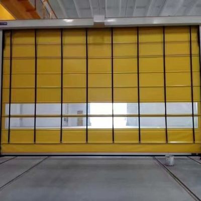 Automation Pvc Rapid Roller Doors Fast Speed Rolling Shutter PLC Control Workshop Warehouse Door