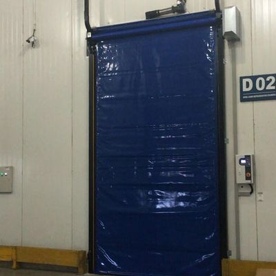 Safety  Efficiency High Speed Fabric Roll Up Doors Windproof  Easy Installation
