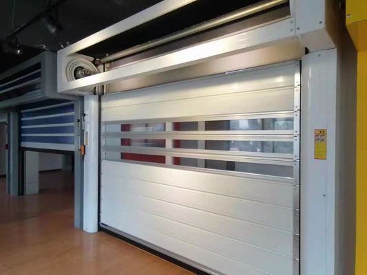 Anodizing Organic Coloring 70mm High Speed Spiral Door For Outdoor Passage
