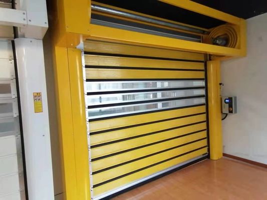 Security Outdoor Modern Design China Supplier Resist Wind 40mm High Speed Spiral Door Aluminum Alloy For Outdoor