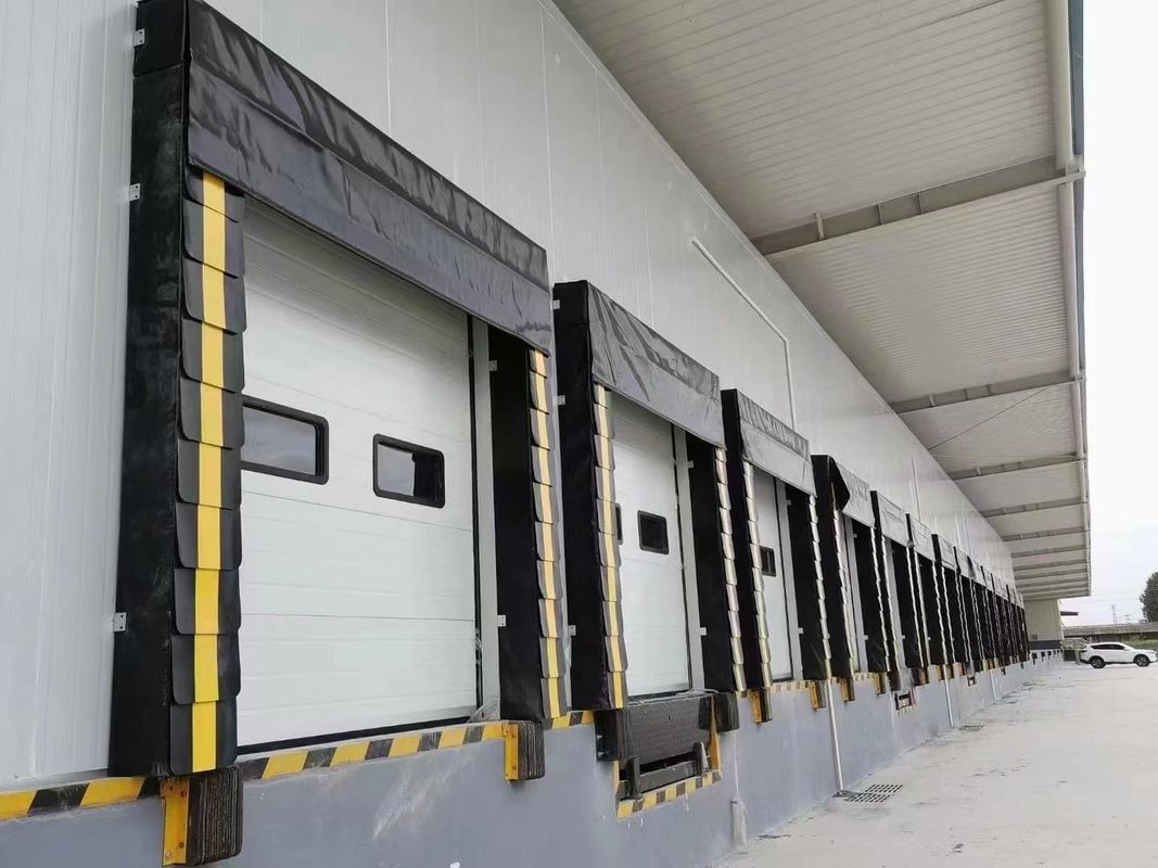 Commercial and Industrial Garage Steel Insulated Sectional Doors 220V/380V Automatic Remote Controlled