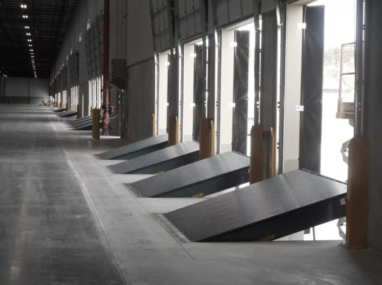 Noiseless Logistic Park Loading Dock Leveler Steel Structure Hydro Cylinder