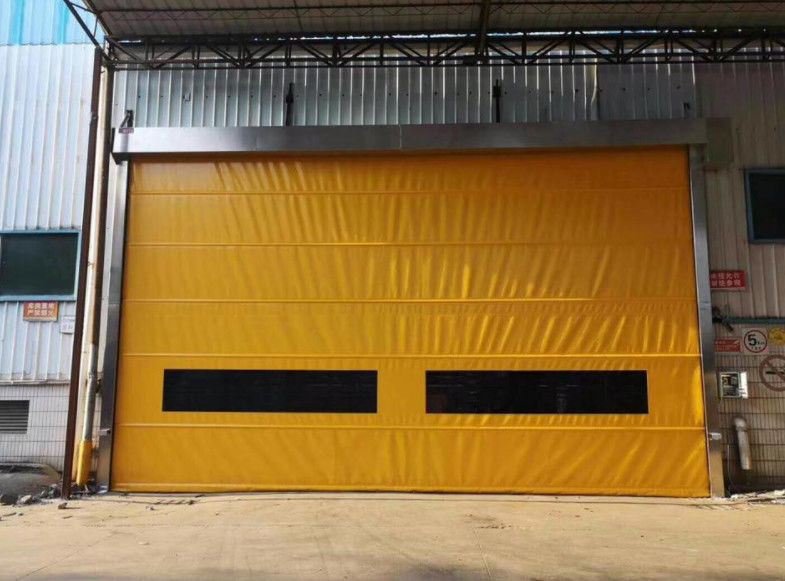Waterproof Industrial Rapid Roller Doors selfhealing zipper door