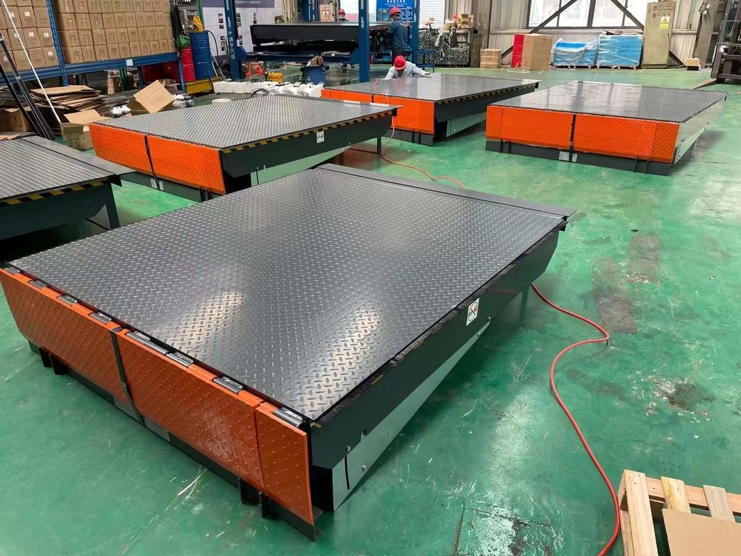 Air Bag Inflating Lift Container Ramp Dock Leveler Loading Dock Ramp For Forklift