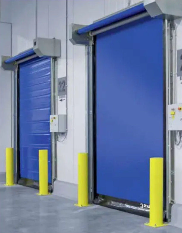 High Speed Rapid Roller Shutter Doors 380V Industrial Automatic With PVC Waterproof