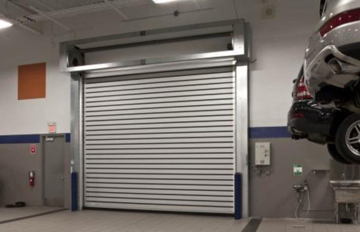 Exterior Fast Aluminum Rolling High Speed Spiral Door Power Supply 220V/50HZ Long Lasting