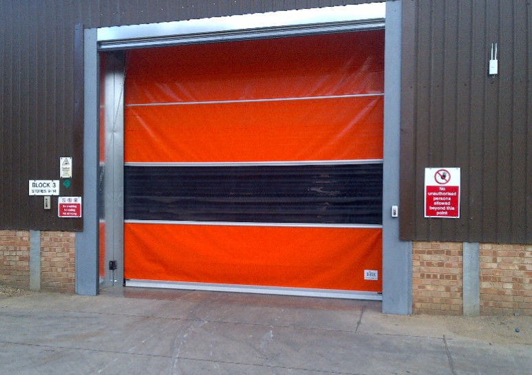 High Security Thermal Insulation Rapid Roller Doors Easy Install High Duty Steel Structure  Industrial Fast Security