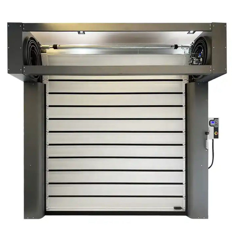 Industrial Aluminum Transparent High Speed Spiral Door Safety And Efficiency In One  Industrial Automatic Rapid Door