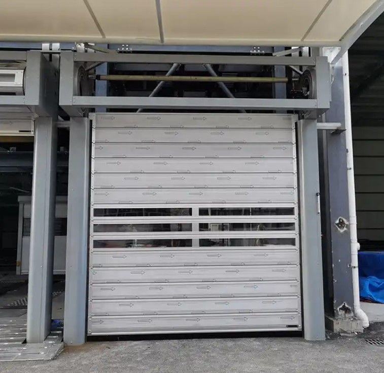 Aluminum Alloy 0.8m/s Opening and Closing Speeds Manufacturing Plant Shutter High Speed Door