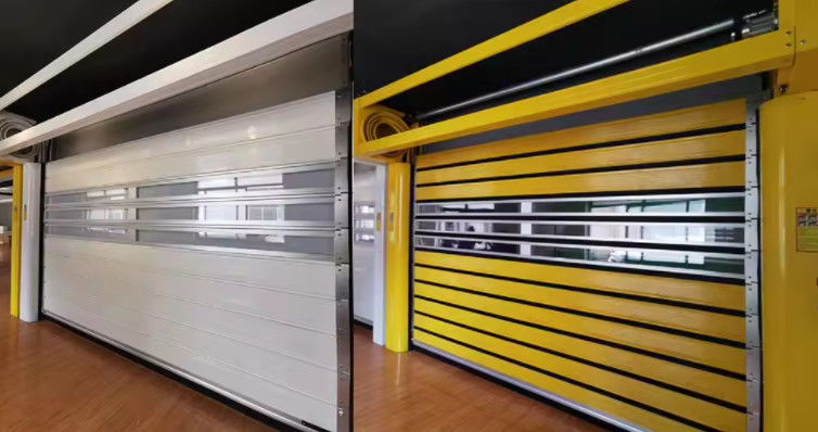 High Speed Spiral Door with PLC Control at 0.8m/s Speed Photoelectric Sensor Safety System