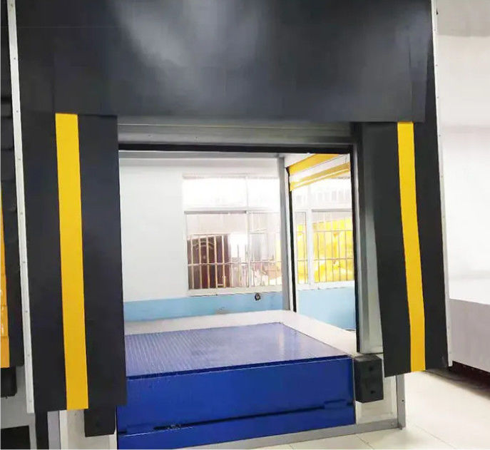 Modern Galvanized Steel Liner Loading Dock Shelters Easy Installation for Element Protection