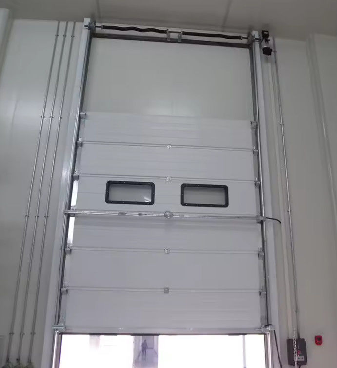 Powder Coated Steel Insulated Sectional Door with Vinyl Weatherstripping and Aluminum sectional garage door