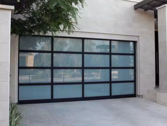 Safety White Aluminum Sectional Door with Excellent Insulation And Elegant Powder Coating 9x8 9x7 16x7