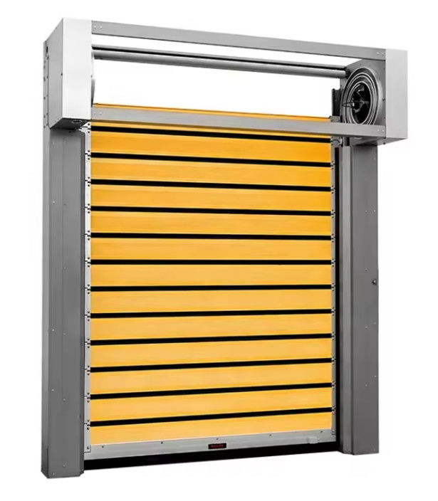 PLC Controlled Speed Spiral Door With 0.8m/s Opening And Closing Speeds Customized Advanced Roll Up Garage Roller Door