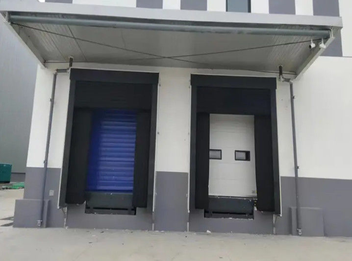Industrial Loading Dock Shelter Weatherproof Cord Fabric Weather Resist Easy Install Dock Seal
