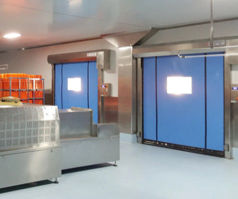 Modern Security Insulated Rapid Roller Doors Steel Structure Weather Resistant Shutter Pvc Fast Roll Up Door