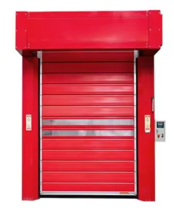 Aluminum Speed Spiral Door With PLC Control System 0.75KW Motor Power Manufacturer's Direct Sales