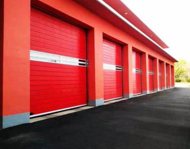 PLC Controlled Speed Spiral Door For Enhanced Safety Fast Opening Speed For Underground Parking