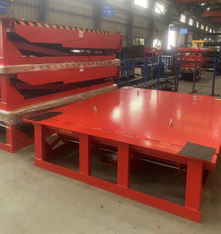 25000-40000LBS Capacity Safe Design Workshop Automatic Dock Plate Dock Door Levelers Heavy Duty Hydraulic