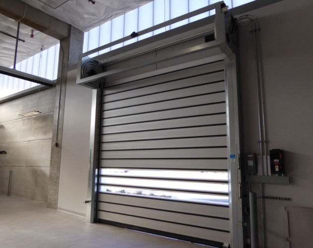 Industrial Automatic Spiral Aluminum Metal Thermal Insulated Speed Aluminum Alloy Spiral Rolling Door