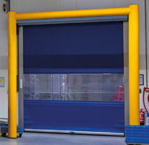 Low Maintenance Rapid Roller Door High Duty Steel Structure Weatherproof High Speed Automatic Logistics Door
