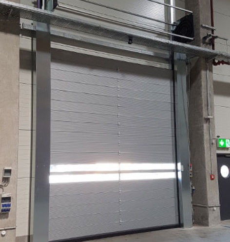 Customized Insulated Sectional Garage Doors With Polyurethane Foam Windproof Soundproof And Thermal Insulation
